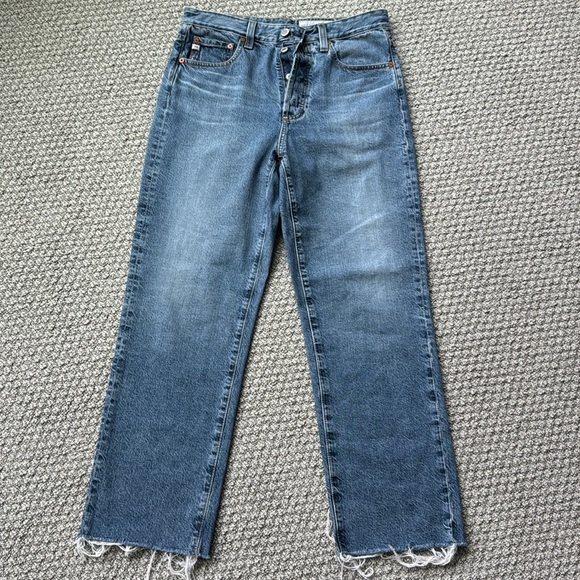AG Alexxis Crop High Rise Vintage Fit Jeans - Picture 2 of 9